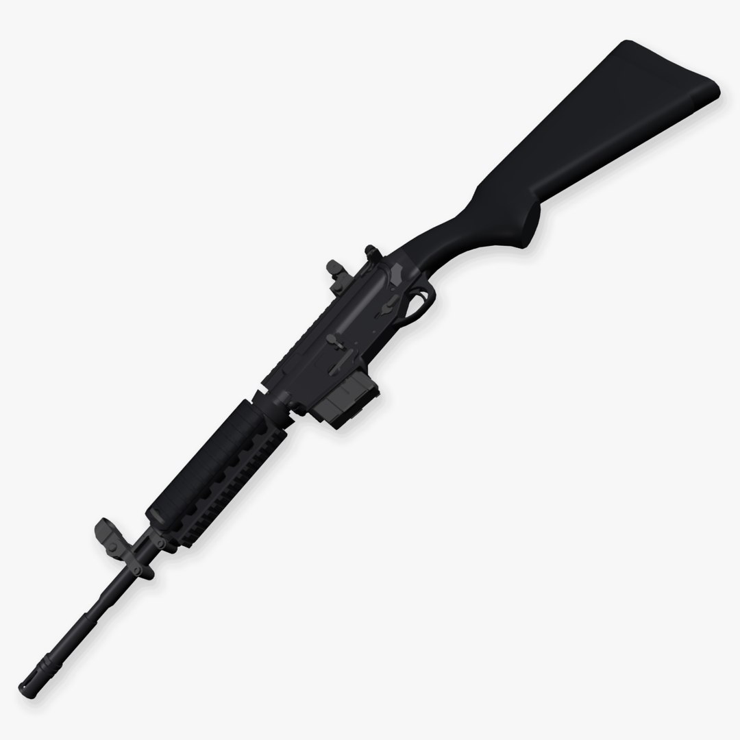 3d Model Ar-15 Msr-15