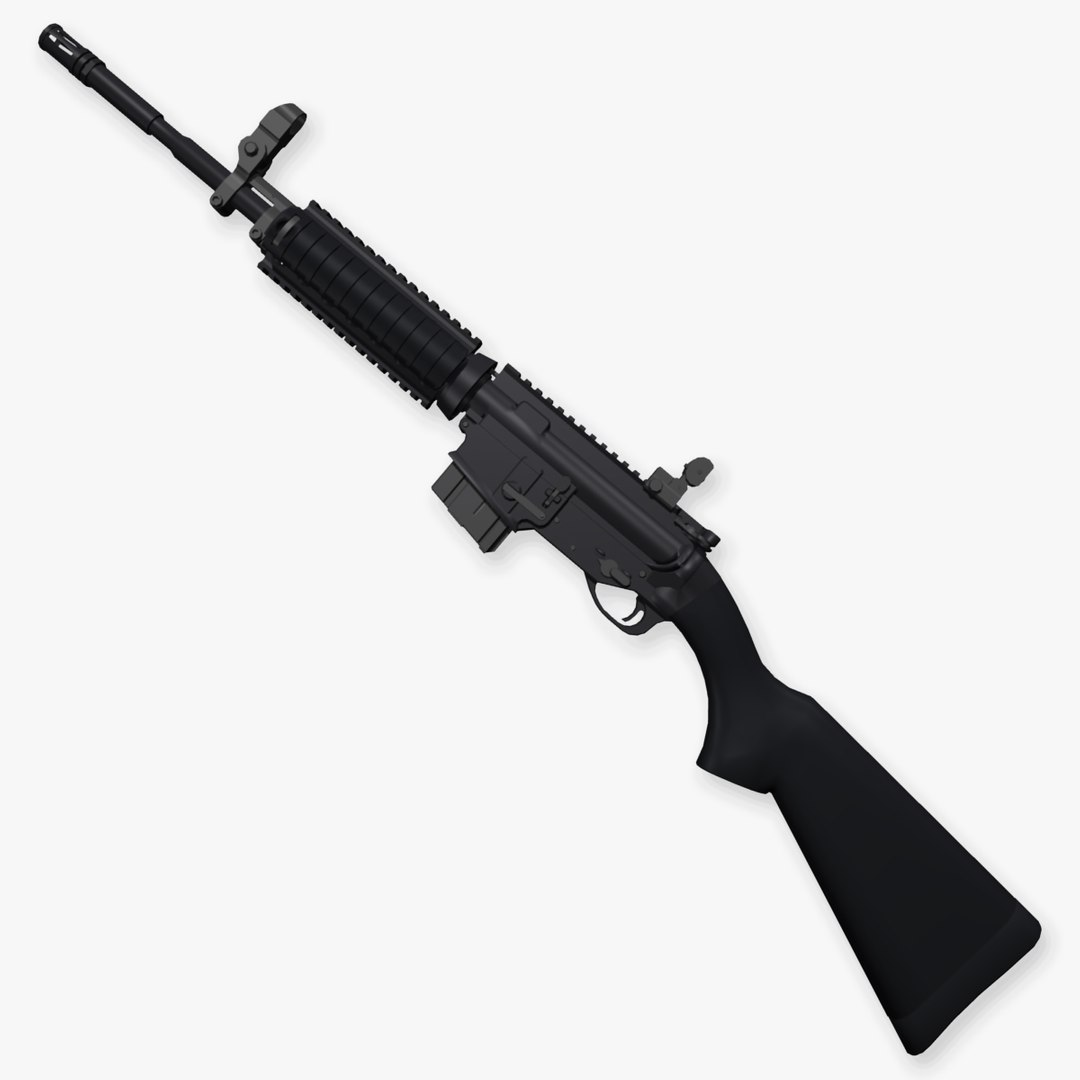 3d Model Ar-15 Msr-15