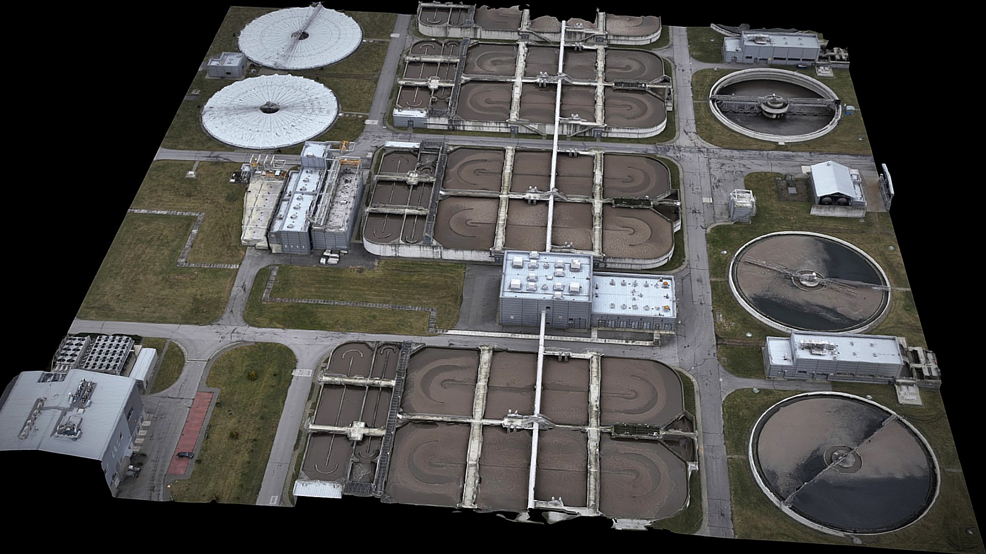 Chemical Factory Pools Terrain Drone Photogrammetry 3D - TurboSquid 2315843