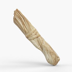 3D Photorealistic 3D scan of suluguni cheese braid