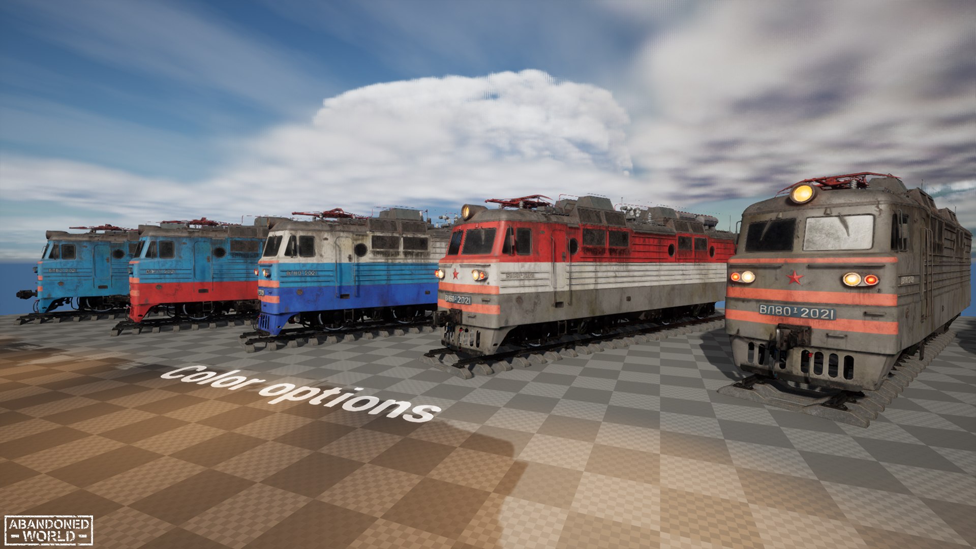 Soviet Electric Locomotive For UE4 3D Model - TurboSquid 2073061
