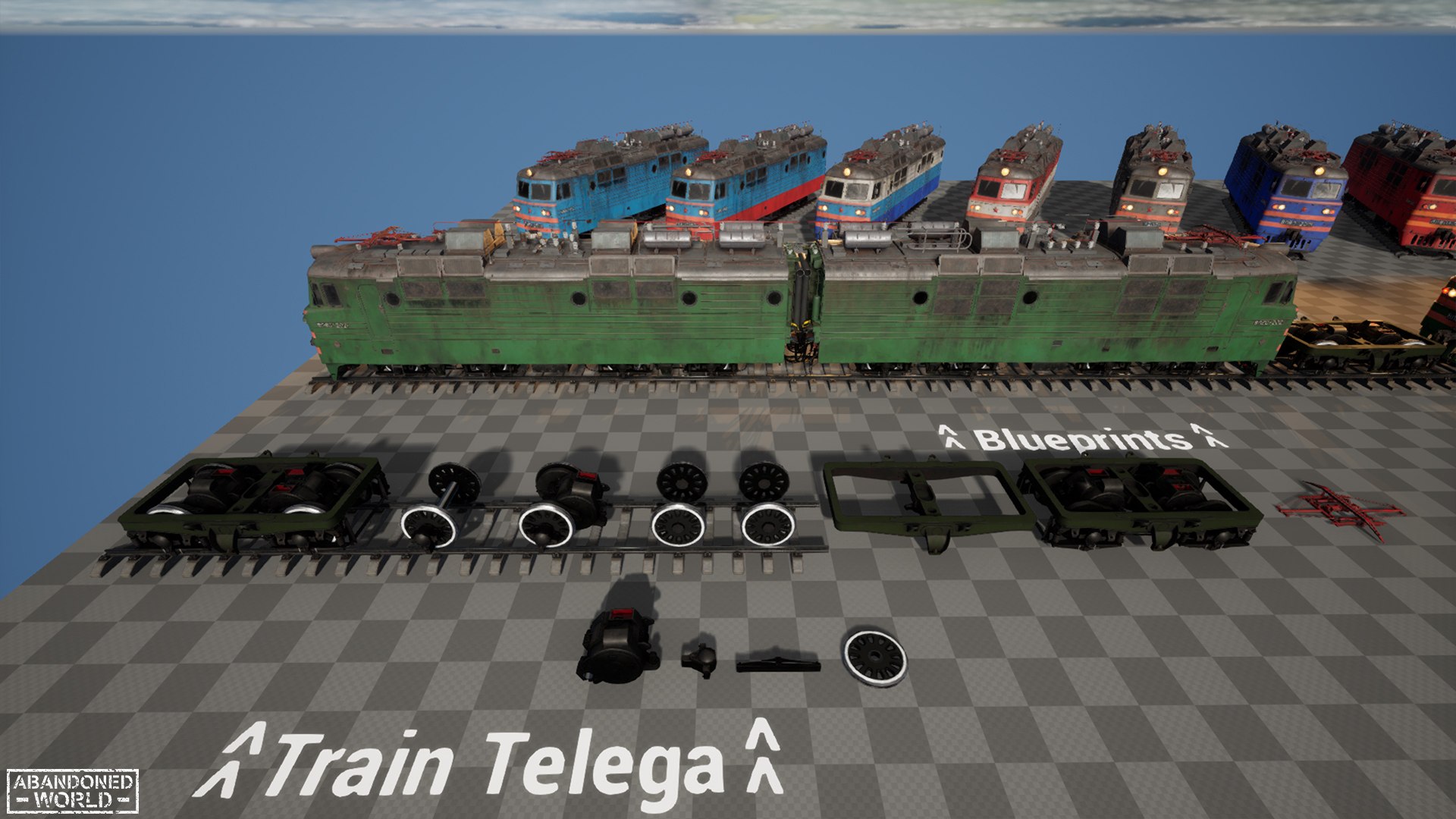 Soviet Electric Locomotive For UE4 3D Model - TurboSquid 2073061