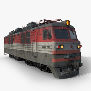 Soviet Electric Locomotive for UE4 3D model