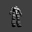 Robot con mezcla de movimiento de huesos FBX