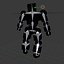 Robot con mezcla de movimiento de huesos FBX