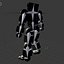 Robot con mezcla de movimiento de huesos FBX