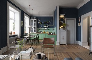 Modern Elegant Apartment Interior