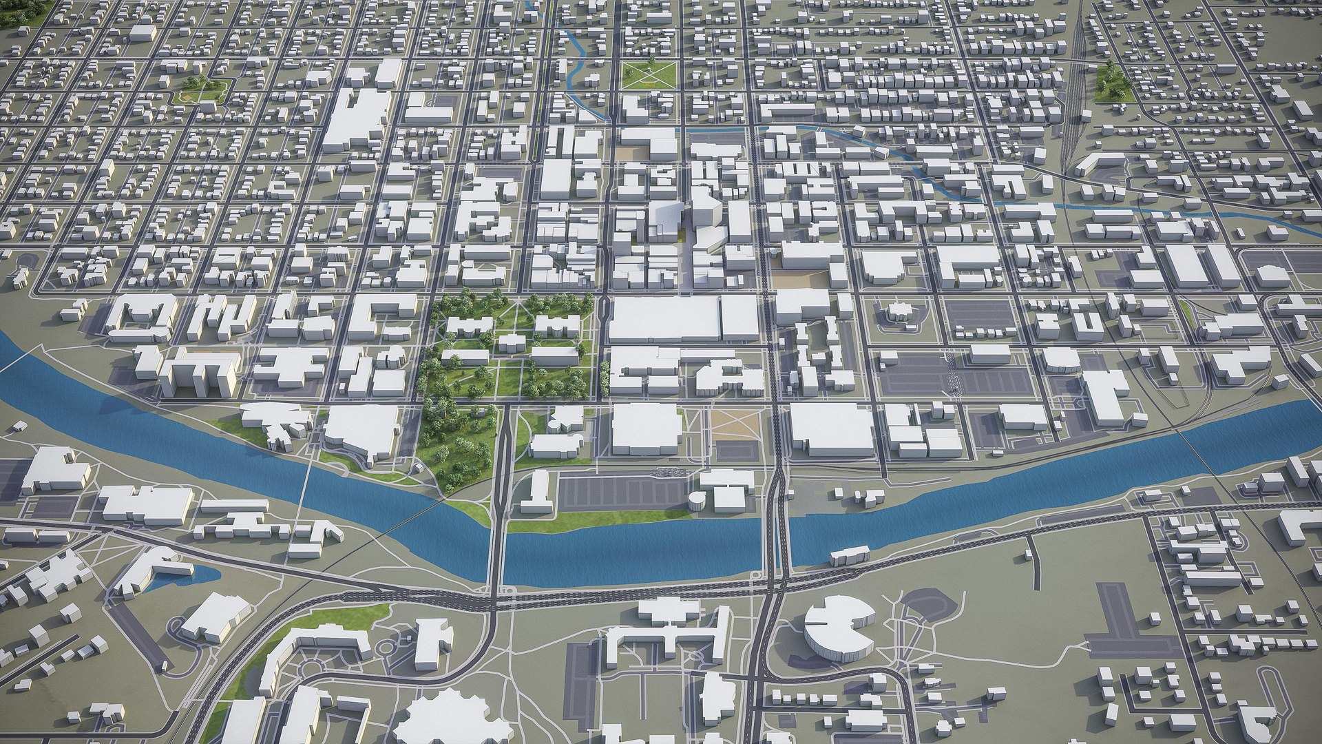 3D Model Iowa Surrounding - - TurboSquid 1561605