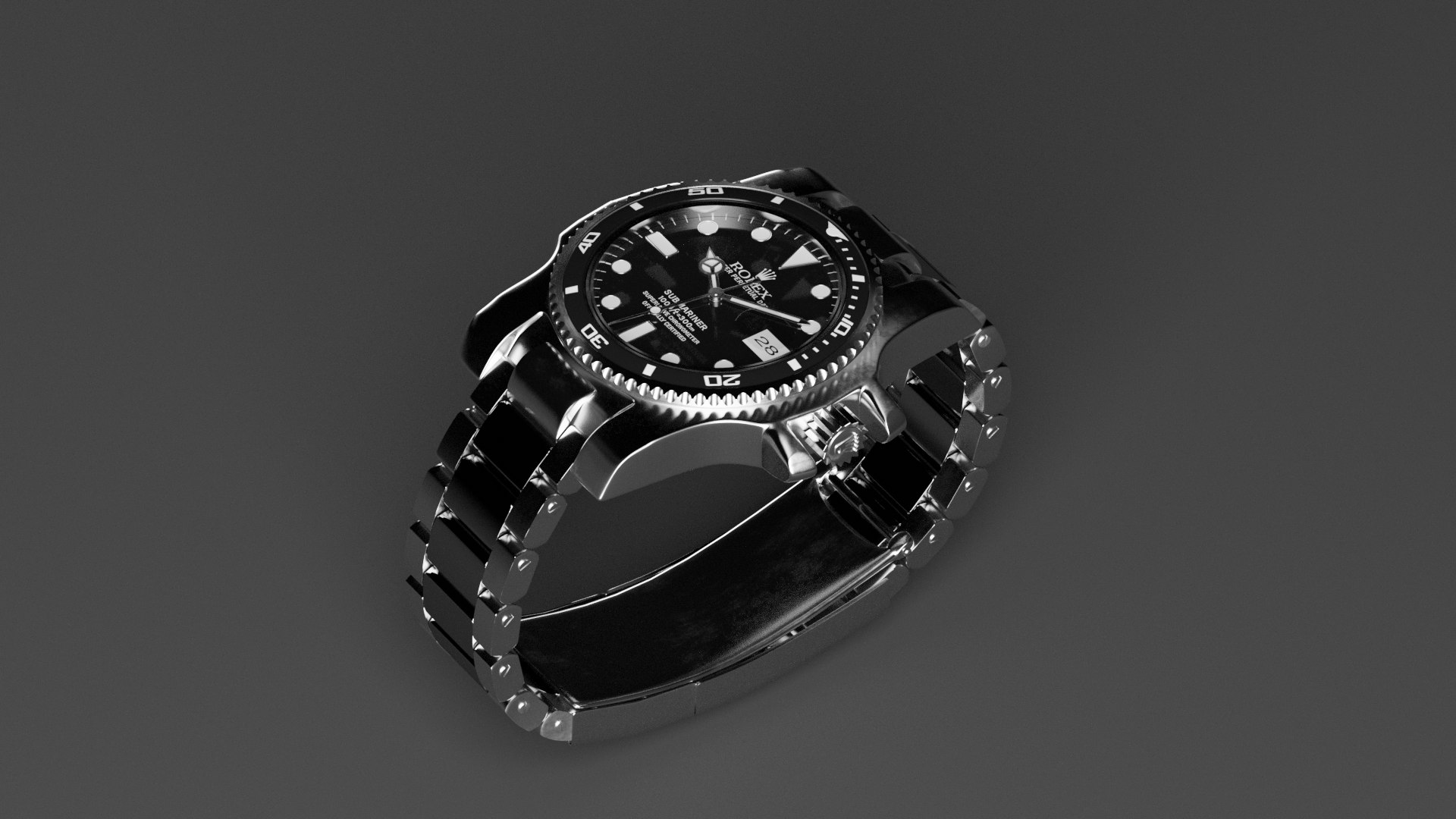 Rolex Submariner WristWatch 3D model - TurboSquid 2172364