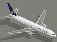 Boeing 767-300 ER United Airlines