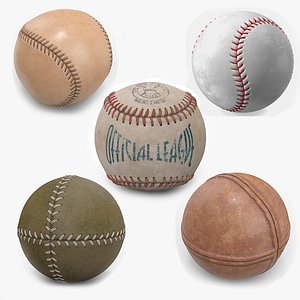 Vintage Baseball Balls Collection 4