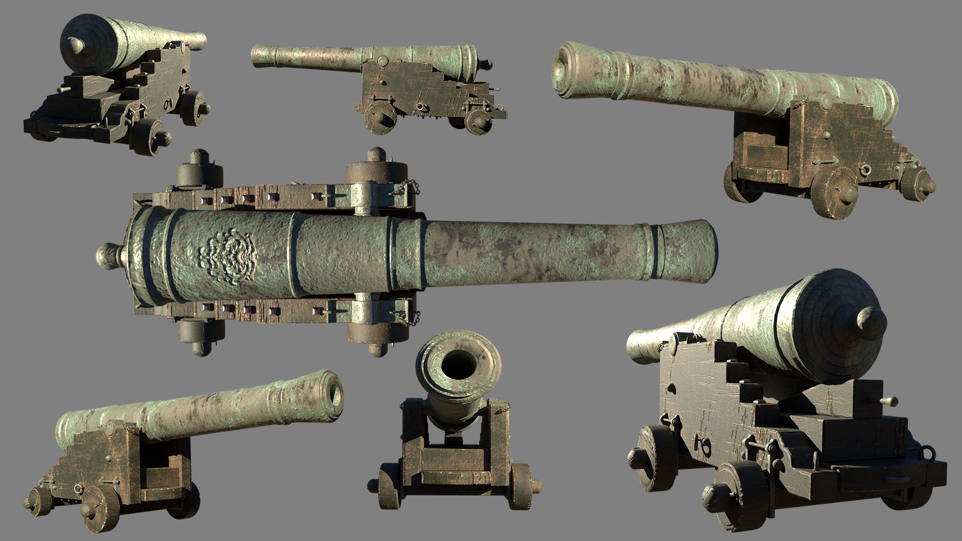 Multi Cannon Asset Pack 3D model https://p.turbosquid.com/ts-thumb/Fp/o61Xr4/Ew/36_pounder_bronze/png/1640046646/1920x1080/fit_q87/f1b0ec1be553fb8819a192ecd315bed7d02c5714/36_pounder_bronze.jpg