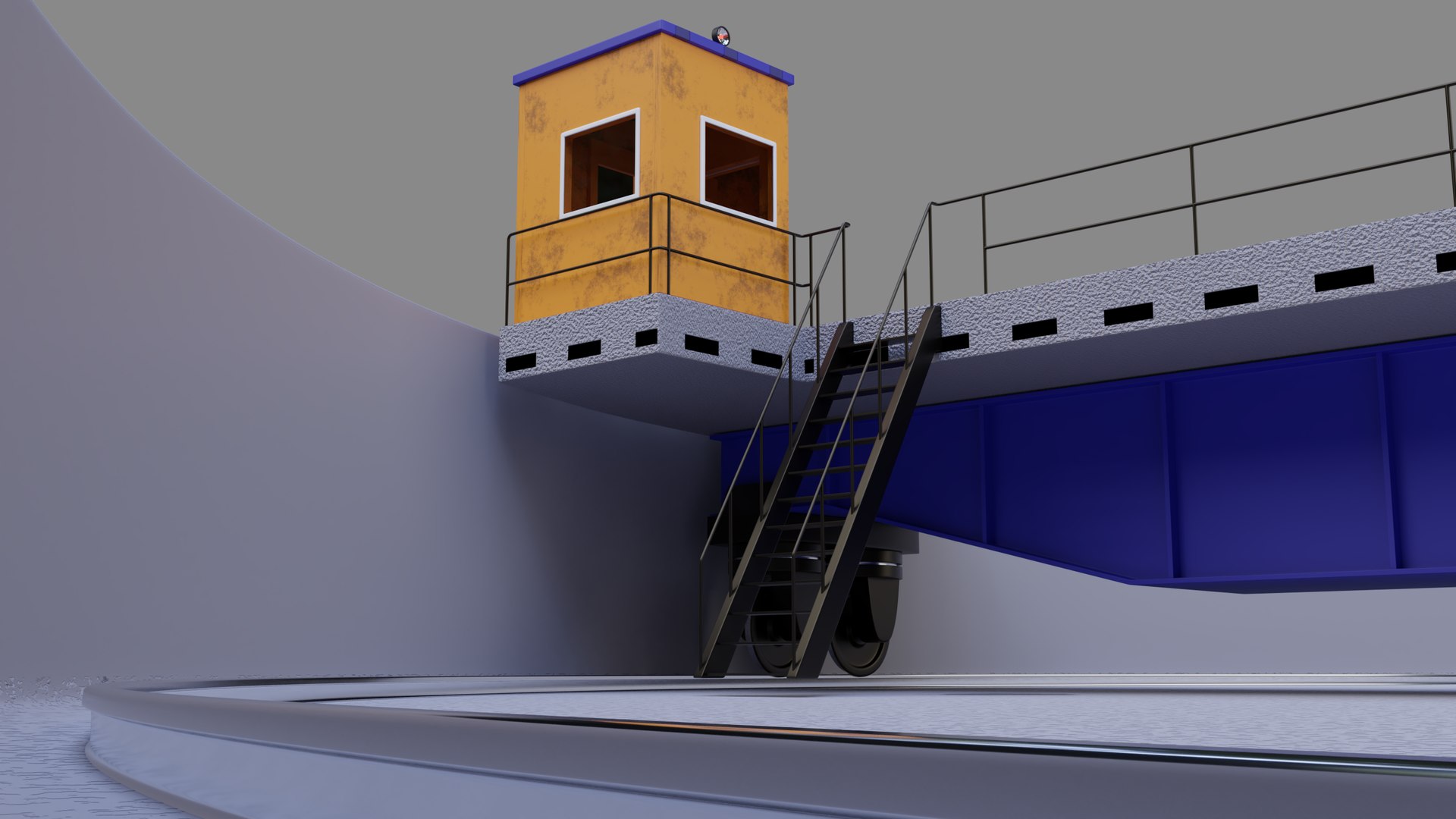 3D Railway Turntable Model - TurboSquid 1575812