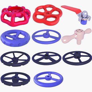 3D model Hand-wheel for Valves v1