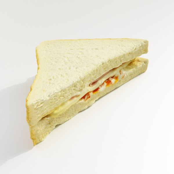3D sandwich bread model - TurboSquid 1426725