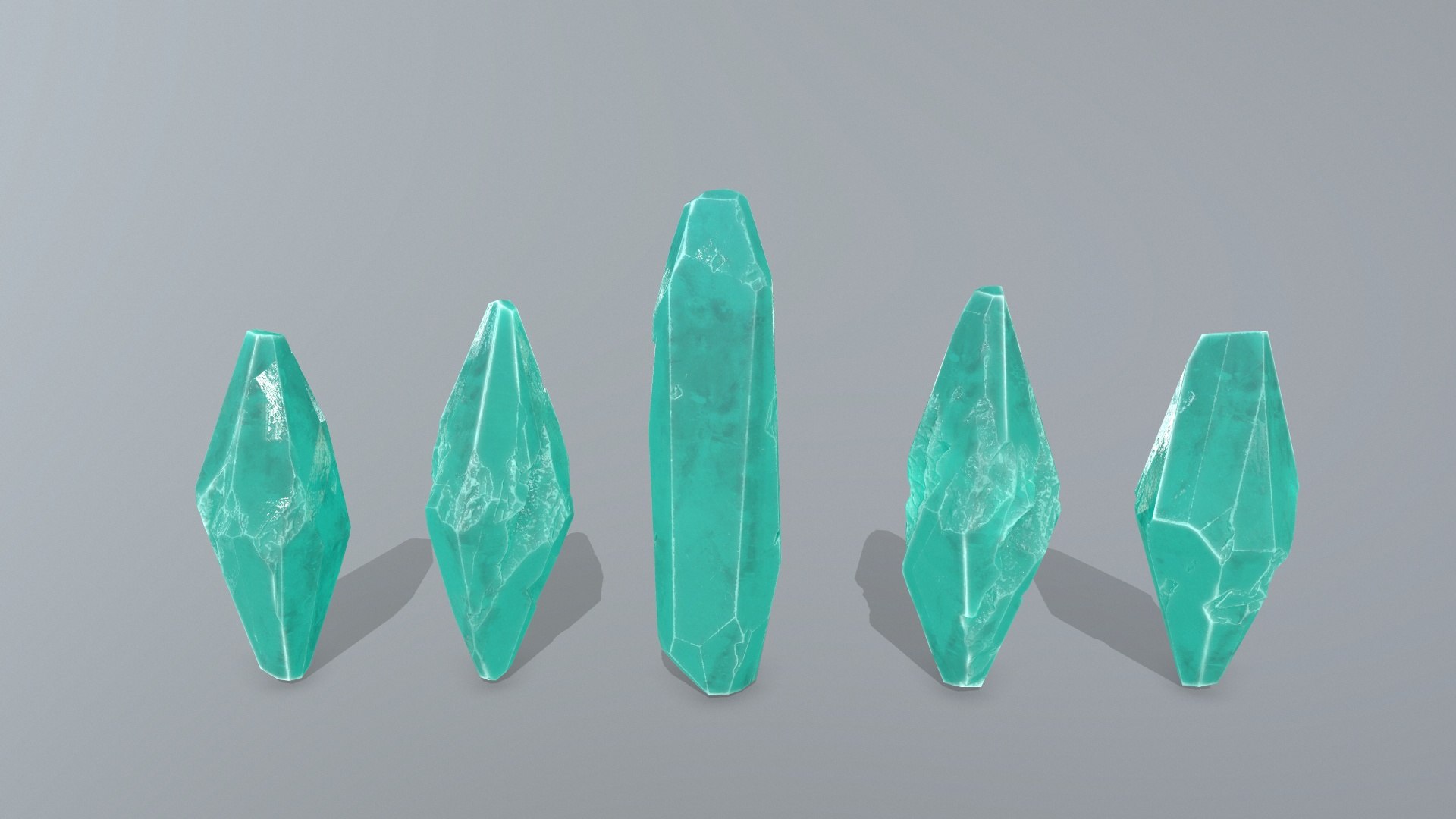 3D Crystal Set - TurboSquid 2275740