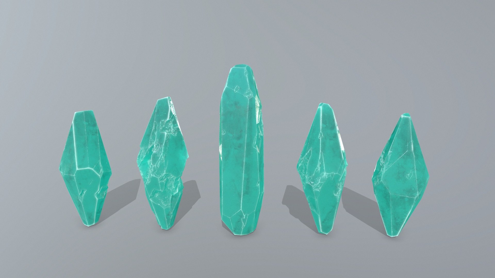3D Crystal Set - TurboSquid 2275740