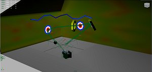 free ball cannon shot 3d model