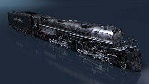 Locomotive Big Boy with Trailed Tender