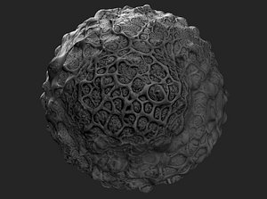 3D high quality Cellular bacterial cancer lesions 6pack pbr tex