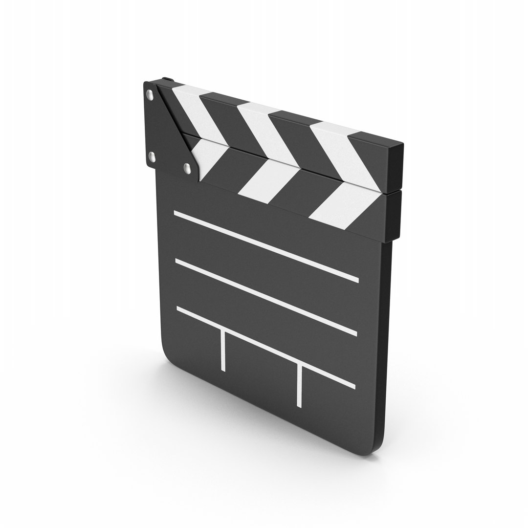 Film Slate 3D Model - TurboSquid 2149639
