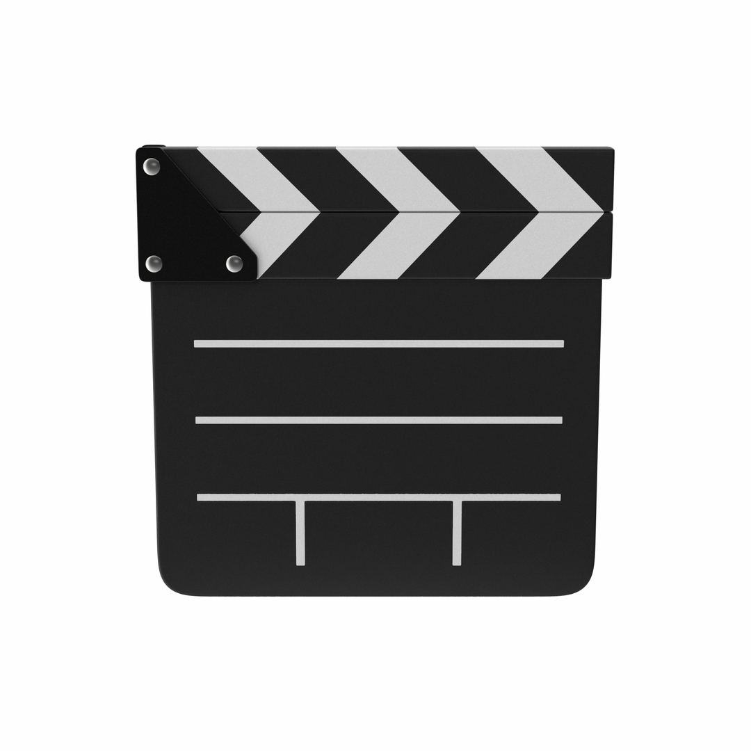 Film Slate 3D Model - TurboSquid 2149639