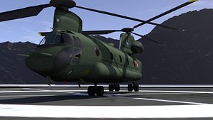 chinhook transport helicopter model