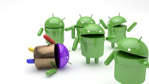 3D android logo model