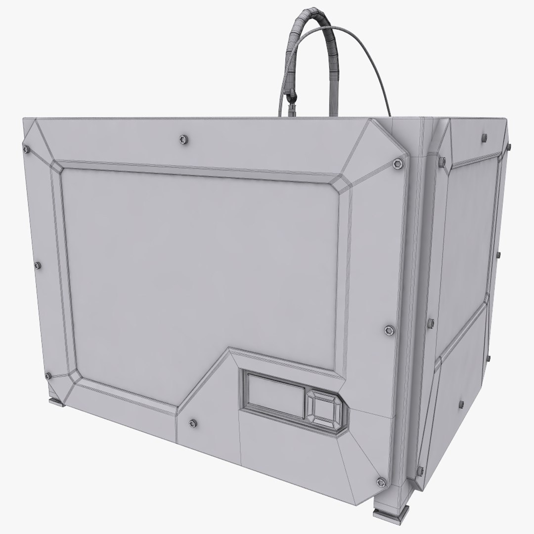3d Makerbot Replicator Printer Model