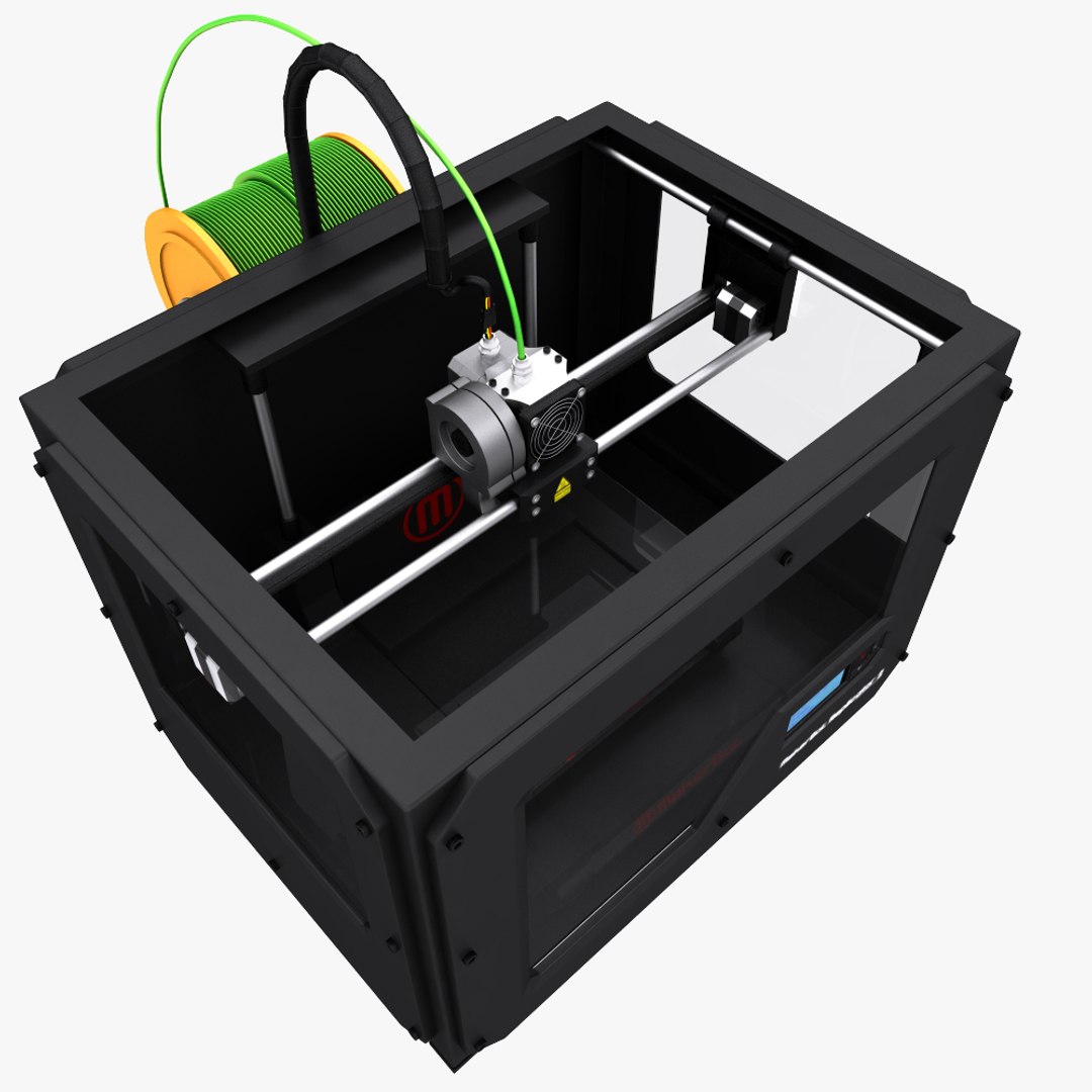 3d Makerbot Replicator Printer Model