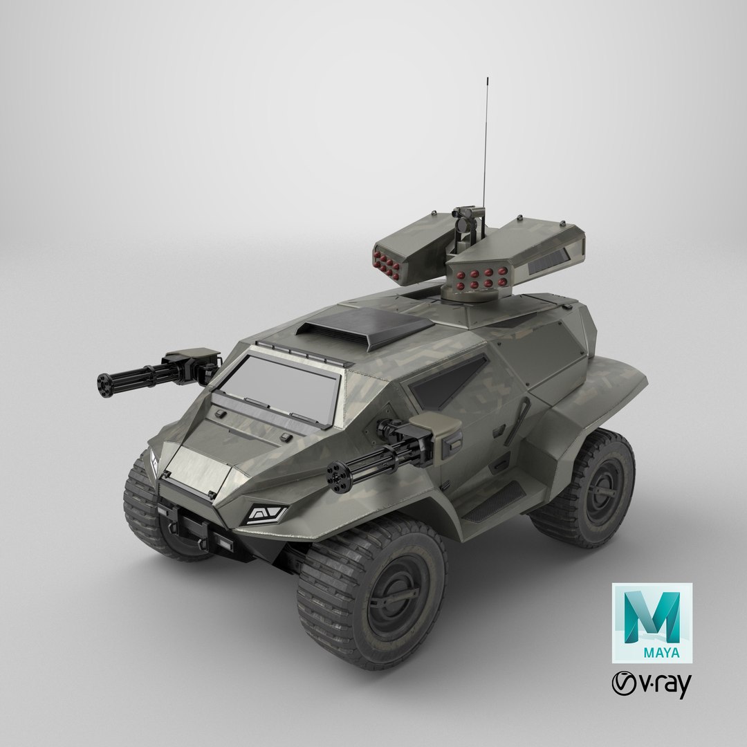 Futuristic Military Vehicle Khaki Color 3D model https://p.turbosquid.com/ts-thumb/Fq/MjZozT/6E/stemcell_maya_vray_render/png/1733225326/1920x1080/fit_q87/24db813d46131400fae4325cf4ab4321c955cc67/stemcell_maya_vray_render.jpg