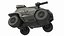 Futuristic Military Vehicle Khaki Color