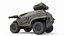 Futuristic Military Vehicle Khaki Color