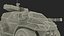 Futuristic Military Vehicle Khaki Color