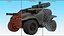 Futuristic Military Vehicle Khaki Color