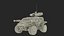 Futuristic Military Vehicle Khaki Color
