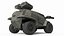 Futuristic Military Vehicle Khaki Color