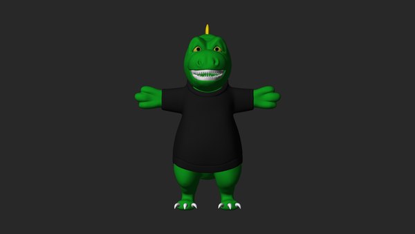 Cartoon Crocodile Character 3D model - TurboSquid 1743853