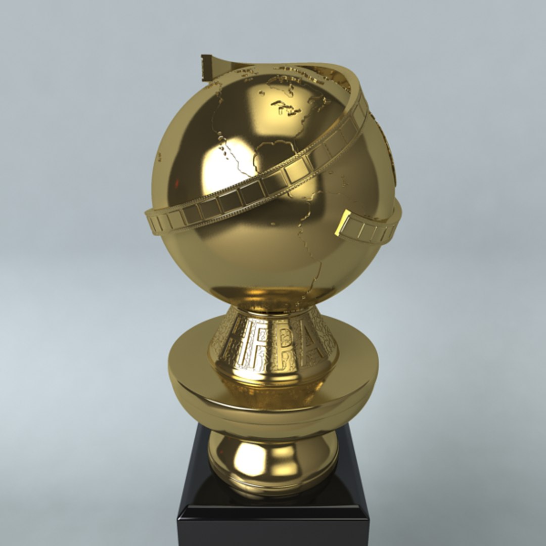 golden globe award 3d model