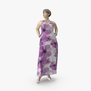 size mannequin 01 pose 3D model