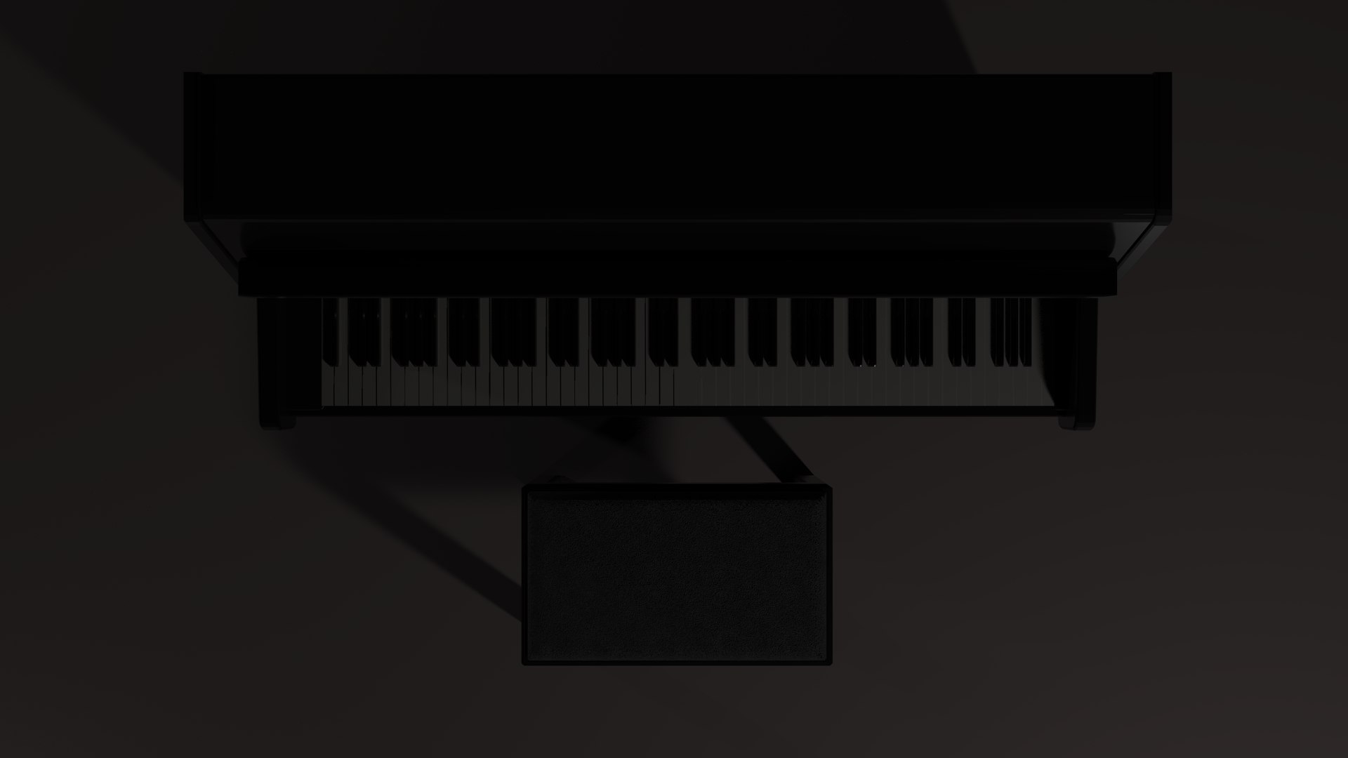 Stand Up Piano With Chair Model - TurboSquid 1992154