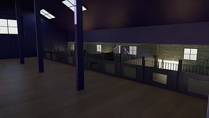 Horse Stable 3D model