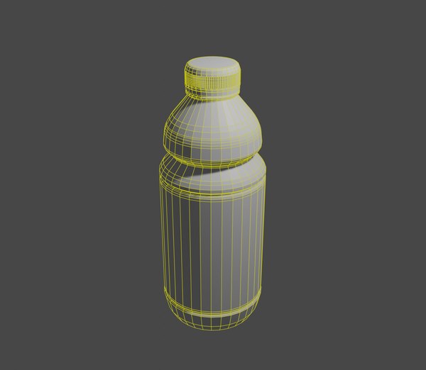 Bottle with cap 3D model - TurboSquid 1995668