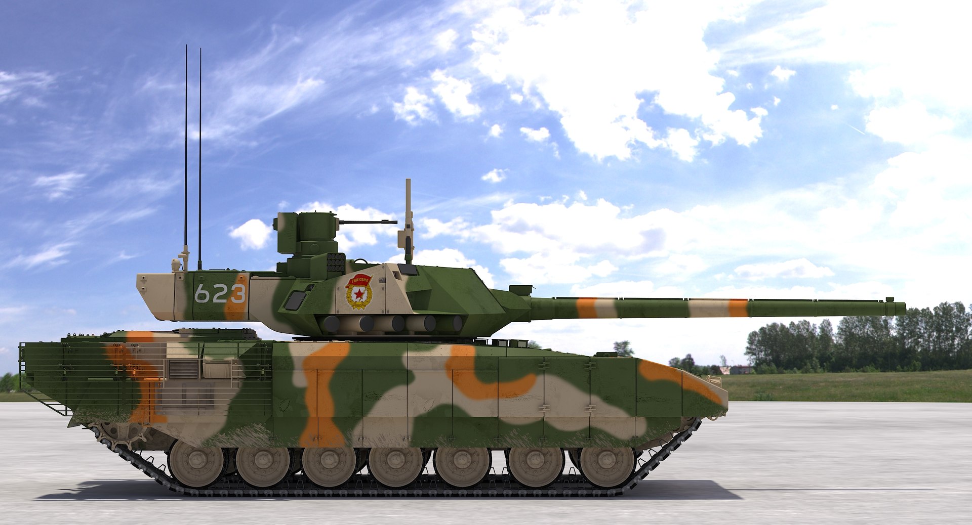 3D t-14 armata green-desert camo https://p.turbosquid.com/ts-thumb/Fq/YJA2aC/FrOZSxxd/10_context_image/jpg/1526464299/1920x1080/fit_q87/9bbc11cde5bbd9aab41baaa7446f3e52df1c9c00/10_context_image.jpg
