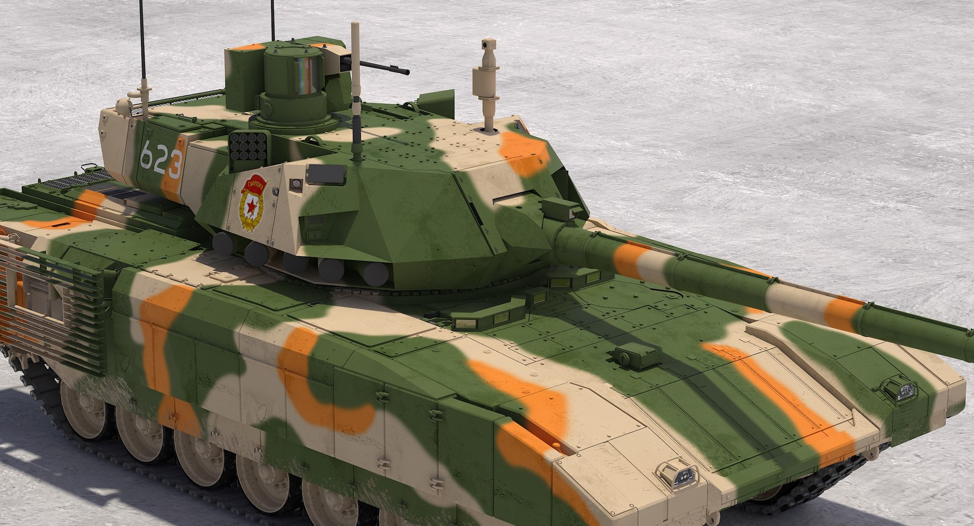3D t-14 armata green-desert camo https://p.turbosquid.com/ts-thumb/Fq/YJA2aC/SyKWflJc/271_detailwireframe/jpg/1526464178/1920x1080/fit_q87/543c30ea05d4bfba47092ccc47247ed0fbfe28c4/271_detailwireframe.jpg