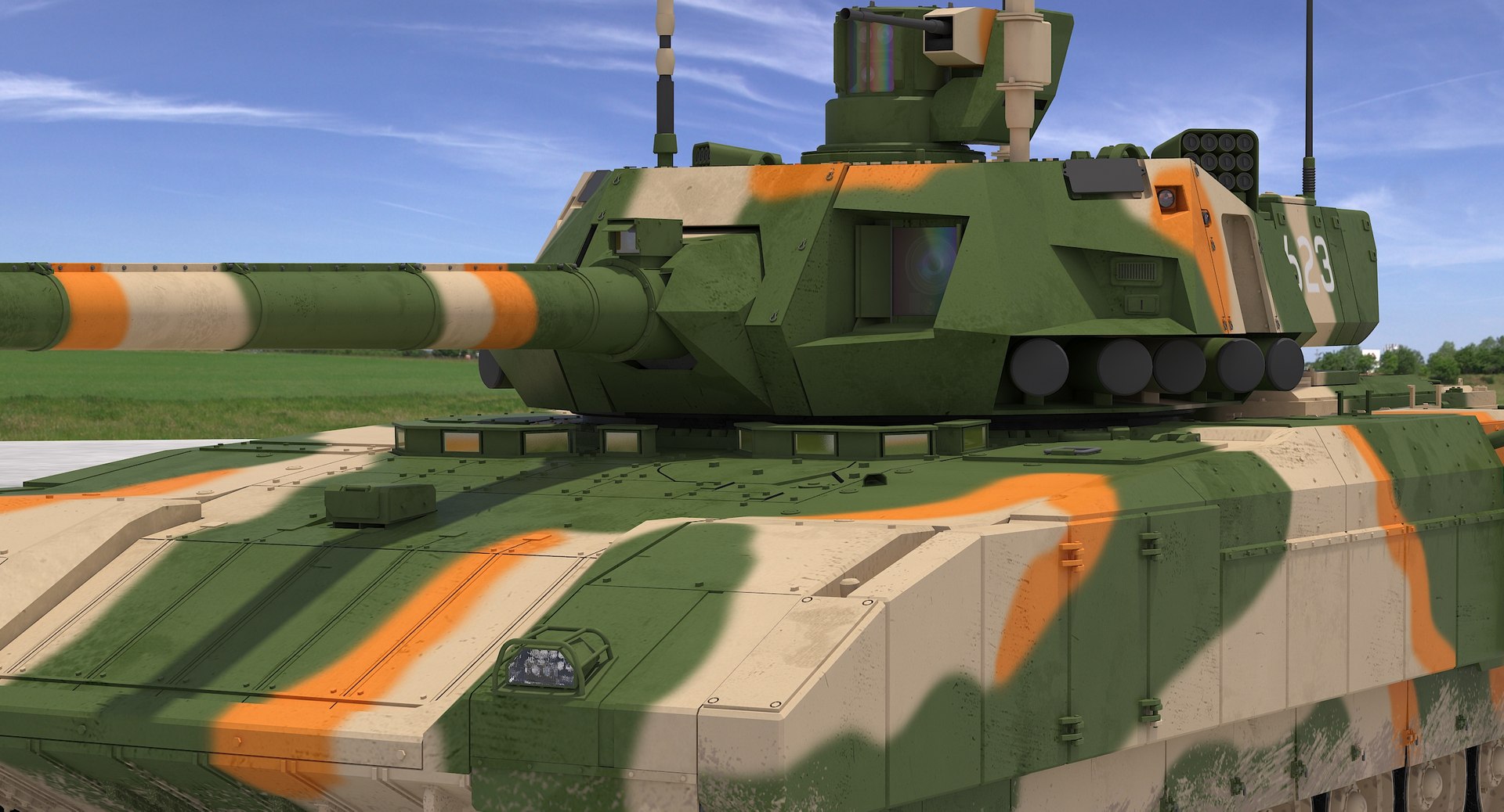 3D t-14 armata green-desert camo https://p.turbosquid.com/ts-thumb/Fq/YJA2aC/VreC1EBU/201_detailwireframe/jpg/1526464178/1920x1080/fit_q87/cdbe42bc20c111966e3f23cdf6b909a907651856/201_detailwireframe.jpg