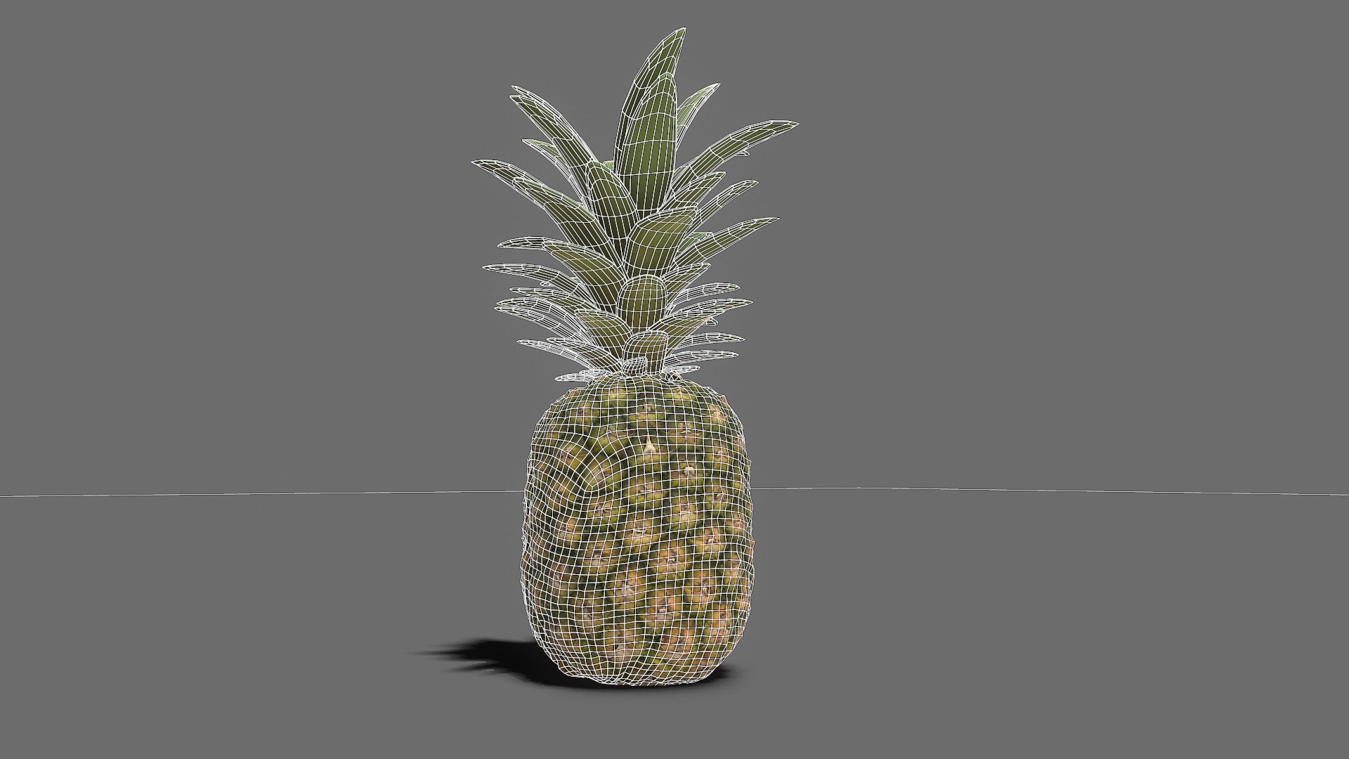 pineapple real time 3D model https://p.turbosquid.com/ts-thumb/Fq/bD9pcJ/sZREsR4I/screenshot007/jpg/1580301195/1920x1080/fit_q87/580a228b1ceac7a2a35129758bd08809d4ed3e54/screenshot007.jpg