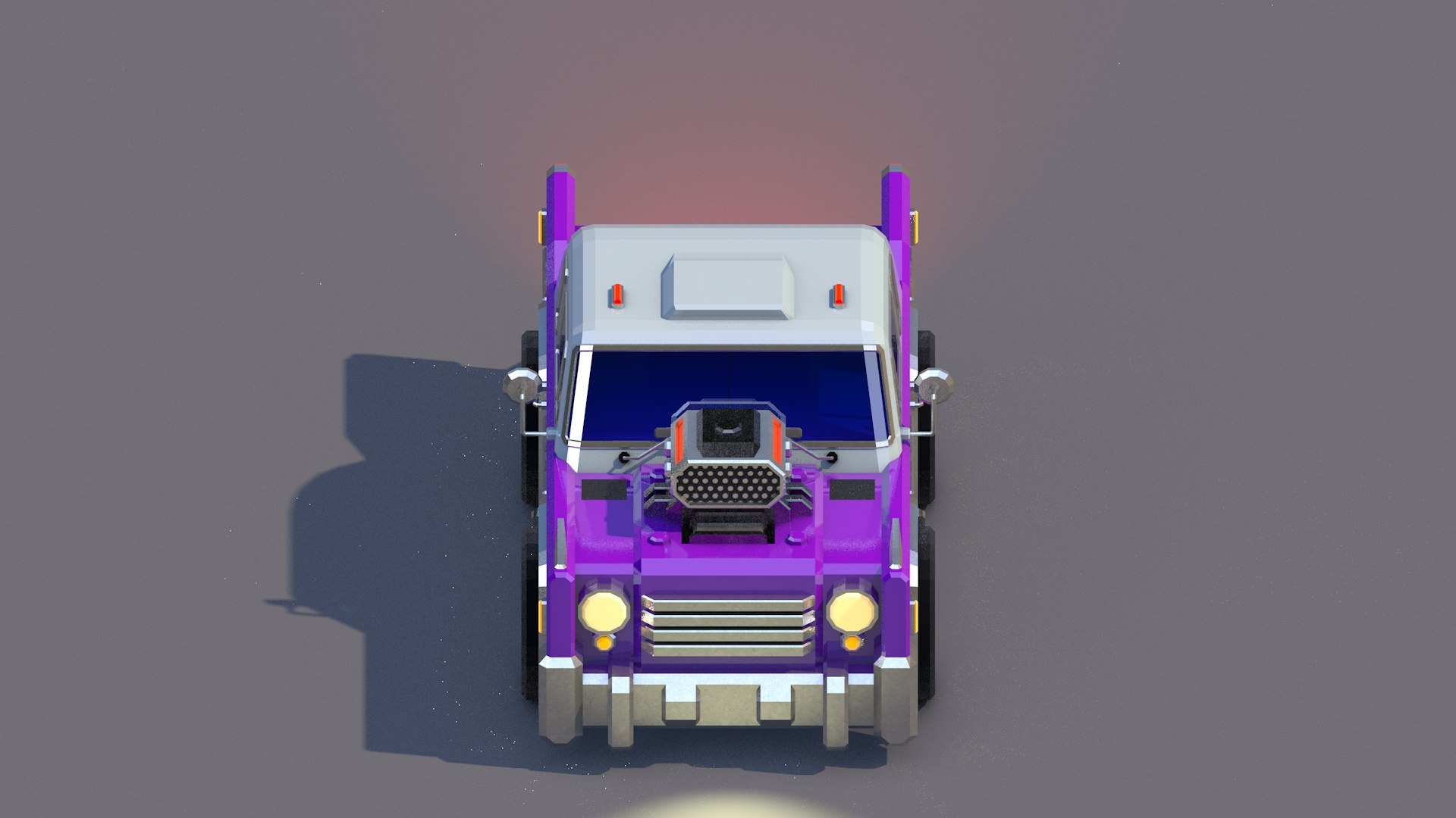 Drag Racer - Purple 3D Model - TurboSquid 2133695