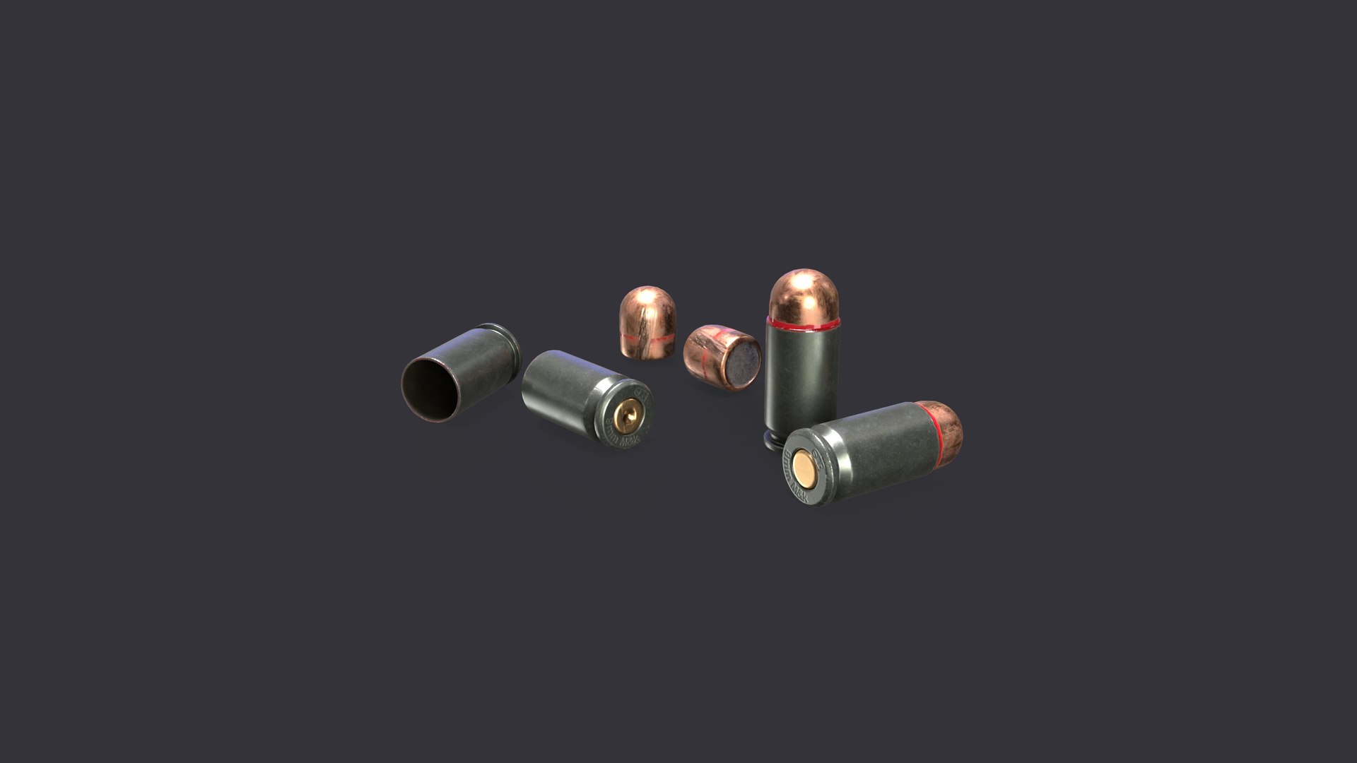 Makarov Gun Disassemble Model - TurboSquid 1896593