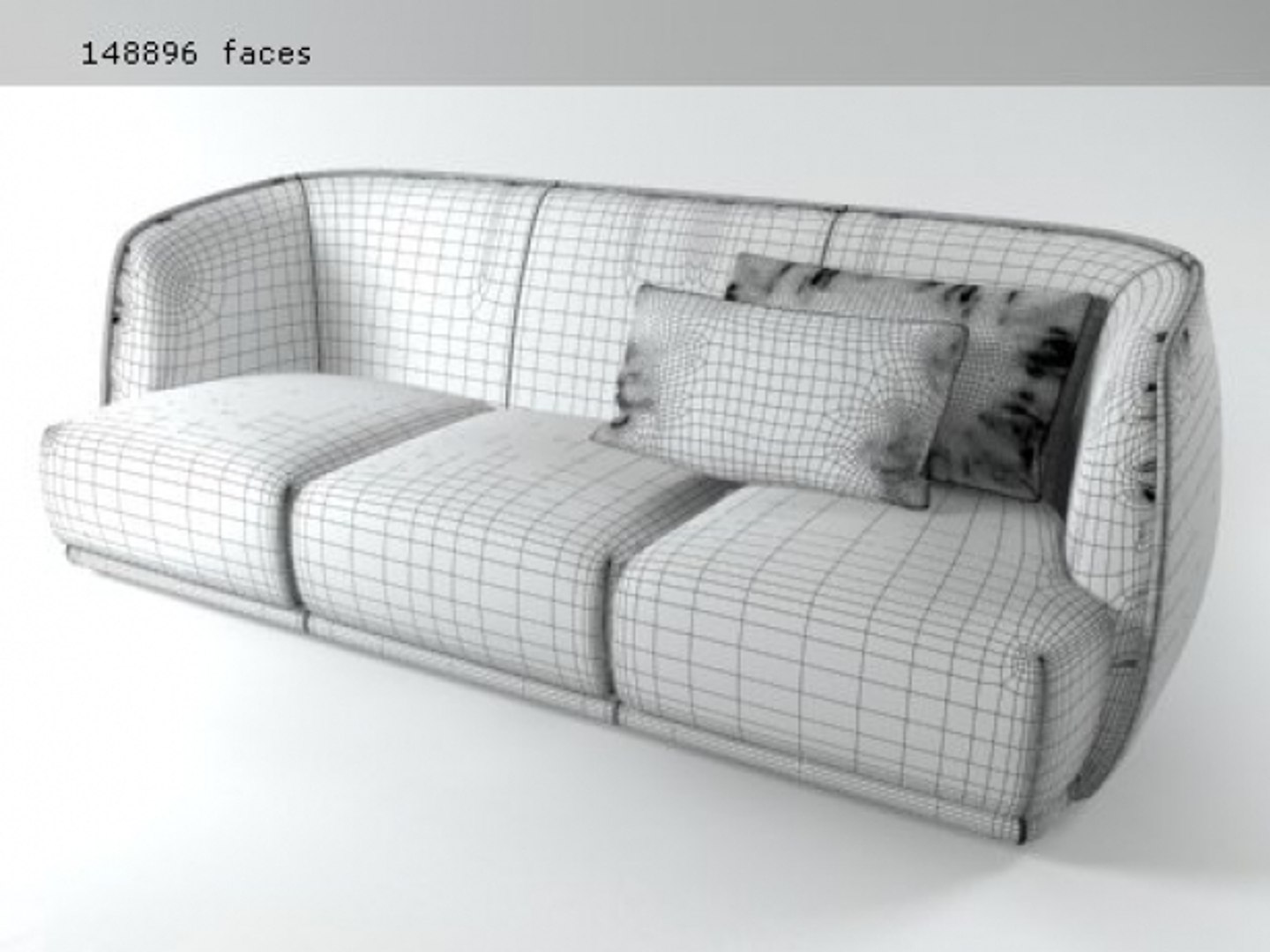 Redondo 3-Seat Sofa 245 by Patricia Urquiola for Moroso